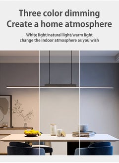 LOOPITYS 100CM - Three color temperature - Modern luxury - Restaurant pendant light, bedroom pendant light, 150cm height adjustable,chandelier  - Image 3
