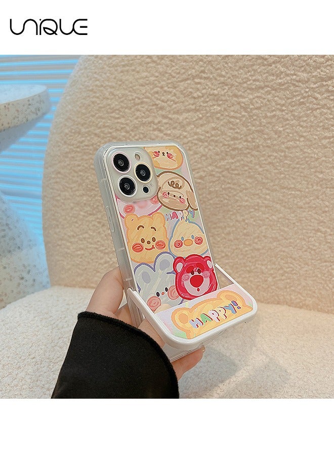 يونيك متوافق مع حافظات ايفون 14 برو ماكس ، وحافظات الهاتف الرمزية للكتابة على الجدران الحيوانية ، وحافظات الهاتف المخفية - حافظات هاتف أنيقة وبسيطة - TPU Drop Protection - Image 2