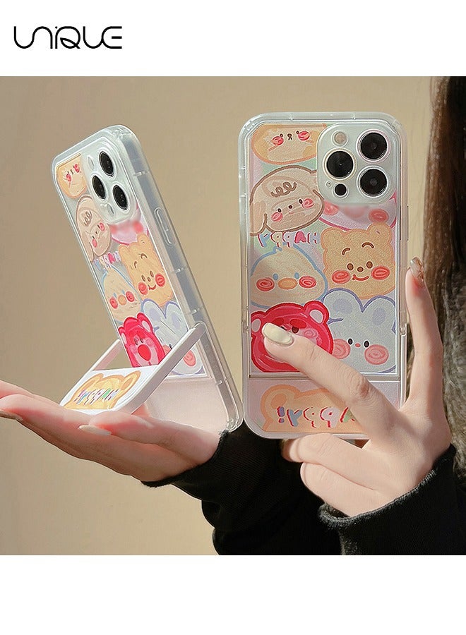 يونيك متوافق مع حافظات ايفون 14 برو ماكس ، وحافظات الهاتف الرمزية للكتابة على الجدران الحيوانية ، وحافظات الهاتف المخفية - حافظات هاتف أنيقة وبسيطة - TPU Drop Protection - Image 4