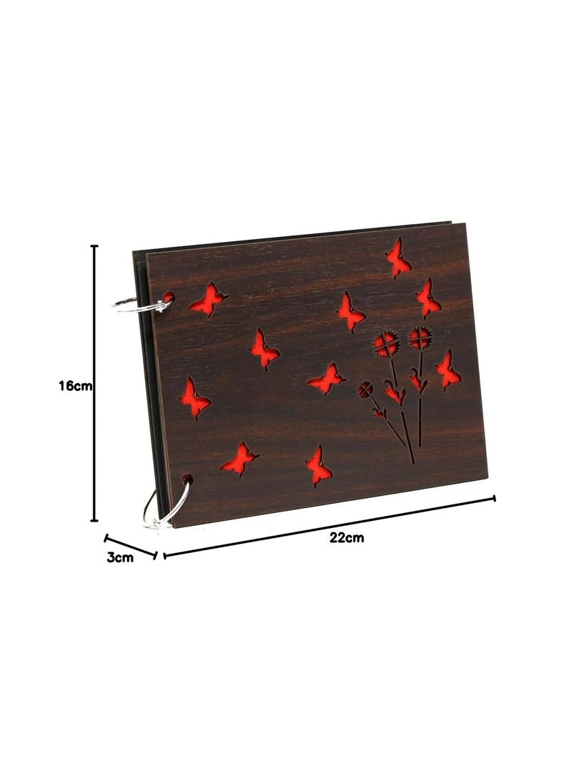 Generic SHREE SHYAM ENTERPRISES Handcrafted Wooden Photo Album with Vintage Charm Perfect for Cherished Memories Weddings and Special Occasions 111  - Image 4