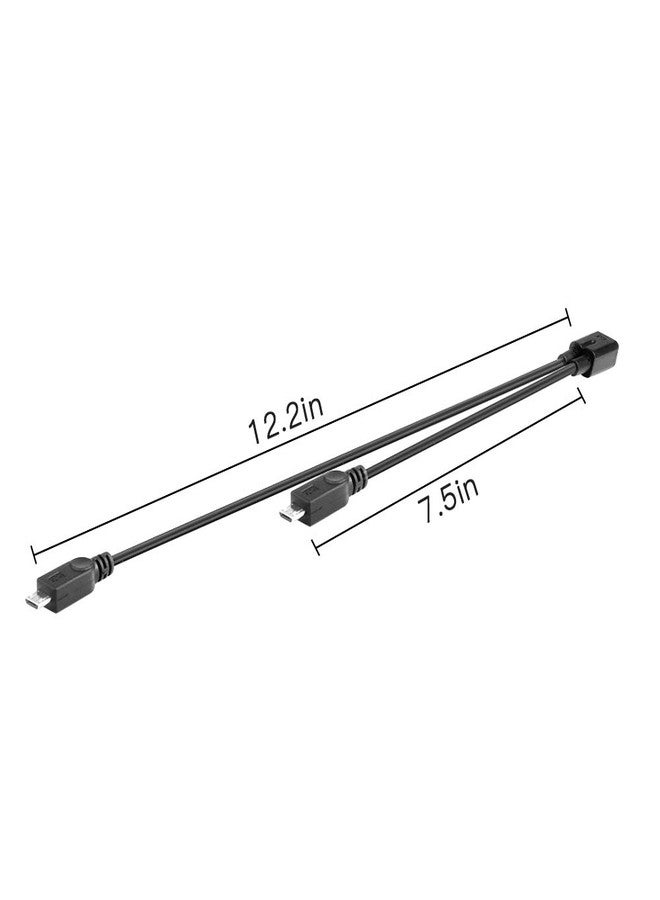 ELECTOP Micro USB Female to 2 Micro USB Male Splitter Cable - Image 5
