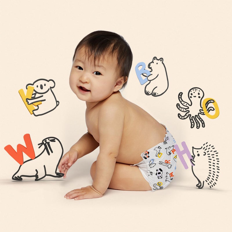 Hello Bello Premium Diapers Size 3, Capital Critters & Get in The Groove Designs, 66ct Club Box - Image 5