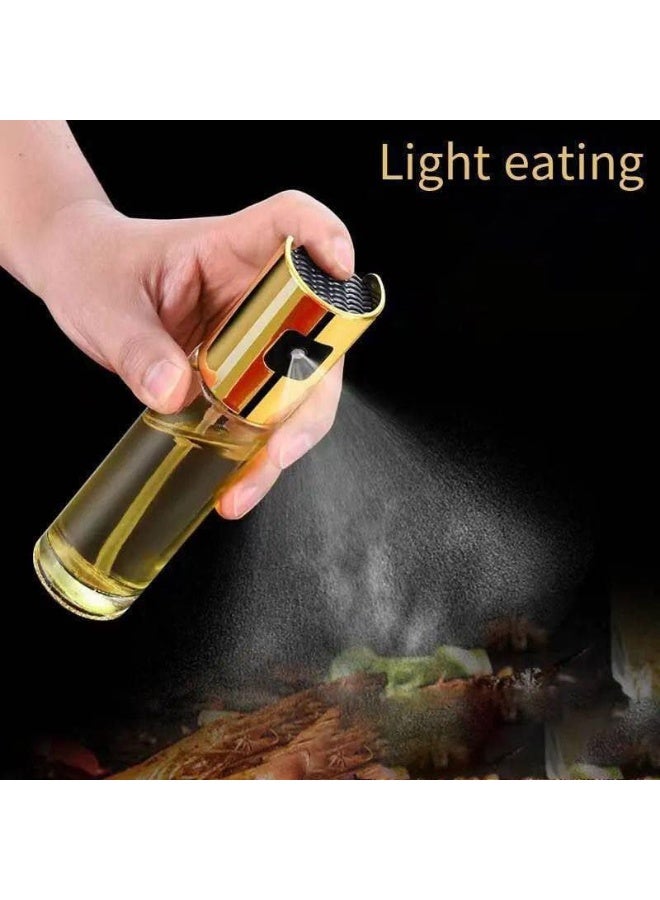 100ml Oil Sprayer Bottle for Cooking – Stainless Steel Olive Oil Mister – Gold or Silver - Image 5