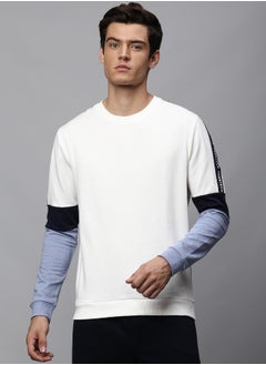 HIGH STAR Men WHITE Sweatshirts 