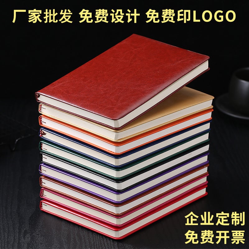 Manufacturer Paperback A5 Notebook With Custom Logo Leather Cover Business Notebook Paperback Notepad Diary Planner - Image 2