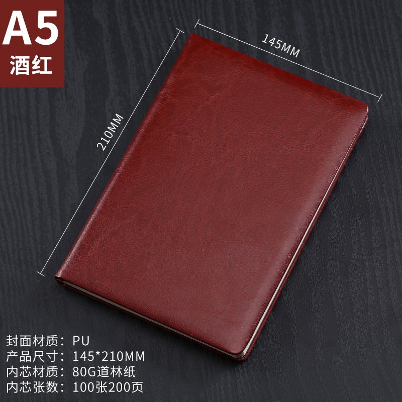 Manufacturer Paperback A5 Notebook With Custom Logo Leather Cover Business Notebook Paperback Notepad Diary Planner - Image 1