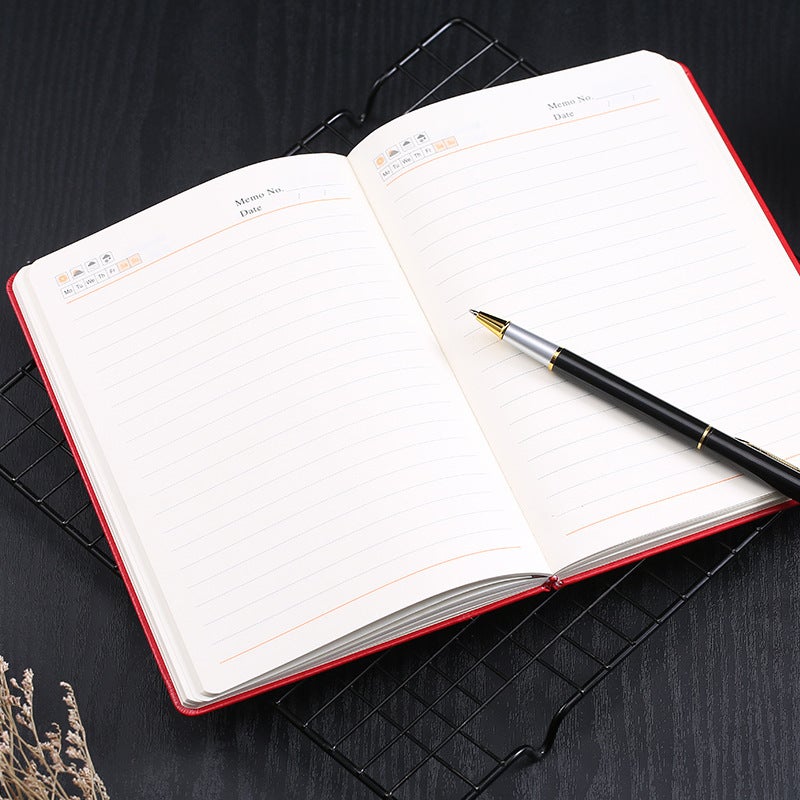 Manufacturer Paperback A5 Notebook With Custom Logo Leather Cover Business Notebook Paperback Notepad Diary Planner - Image 4