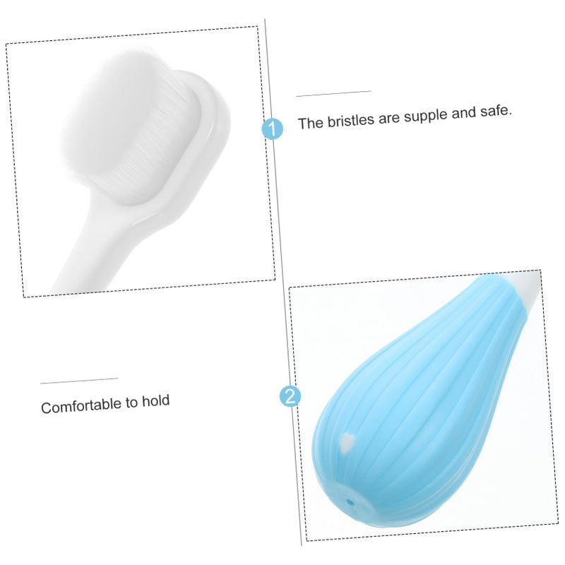 Soft Bristles Manual Toothbrush For Gentle Deep Cleaning Enamel Protection Cute Balloon Design - Image 5