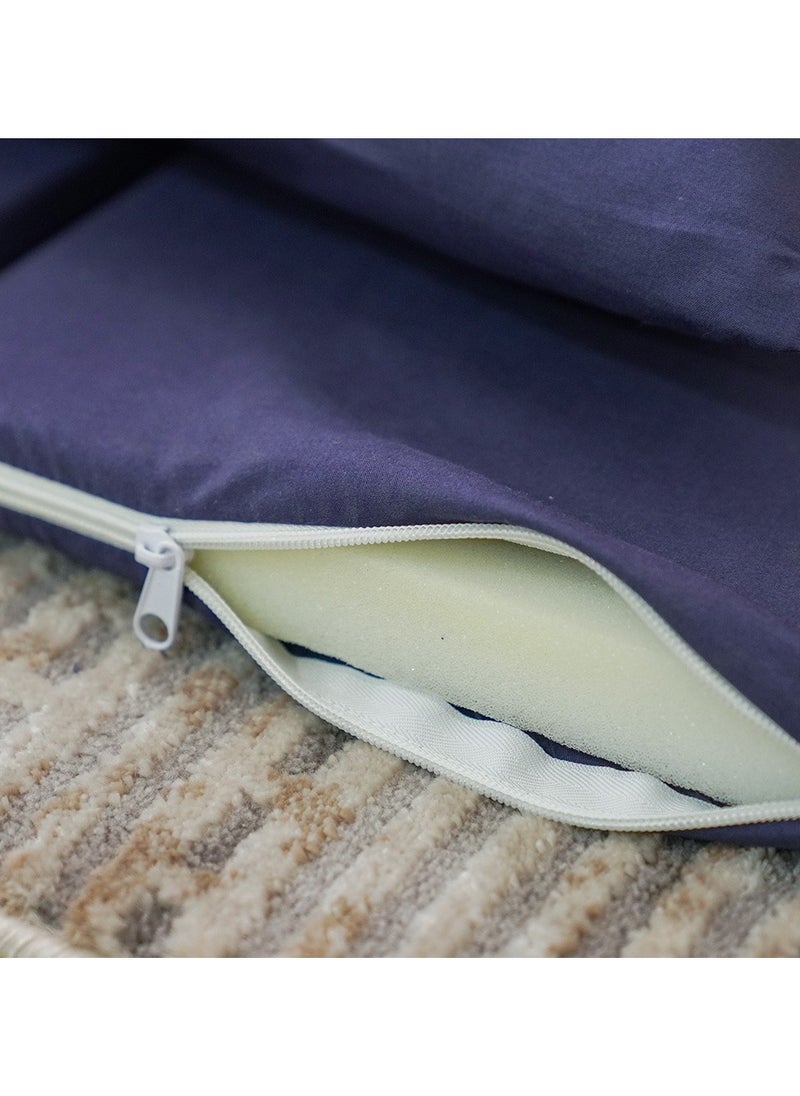 DANUBE HOME - Flexible Single Foam Six Fold Travel Mattress With Pillowcase Guest And Travel Camp Foam Mattress Hand Carry Mattress Single Mattress For Baby 3 Cm - Image 1