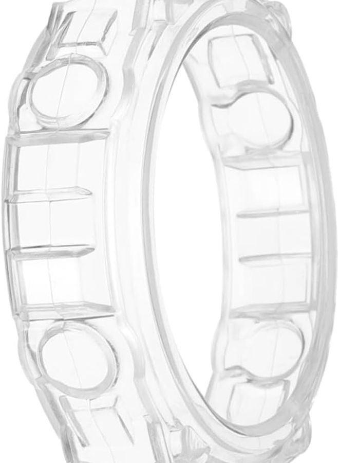 White TPU Bracelet Protector Case Full Coverage Bumper Cover Scratch Resistant - Image 1