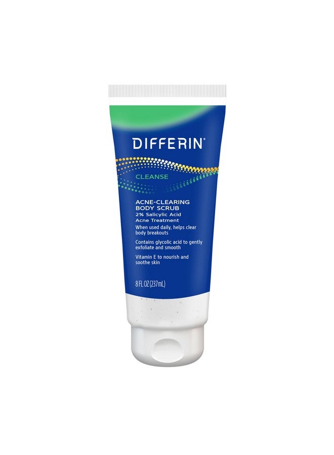 differin Differin Body Scrub with Salicylic Acid Acne Clearing Improves Tone and Texture Prone Skin on Back Shoulders and Chest, 8 Oz (Packaging May Vary) - Image 1