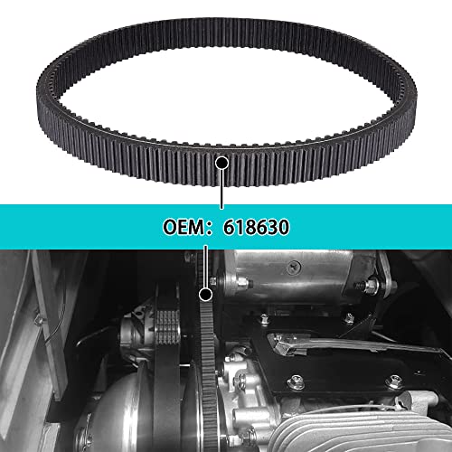 10L0L Golf Cart Clutch Drive Belt for 2011-UP EZGO RXV/TXT/Terrain/ST/Cushman Gas Models OEM# 618630 - Image 3