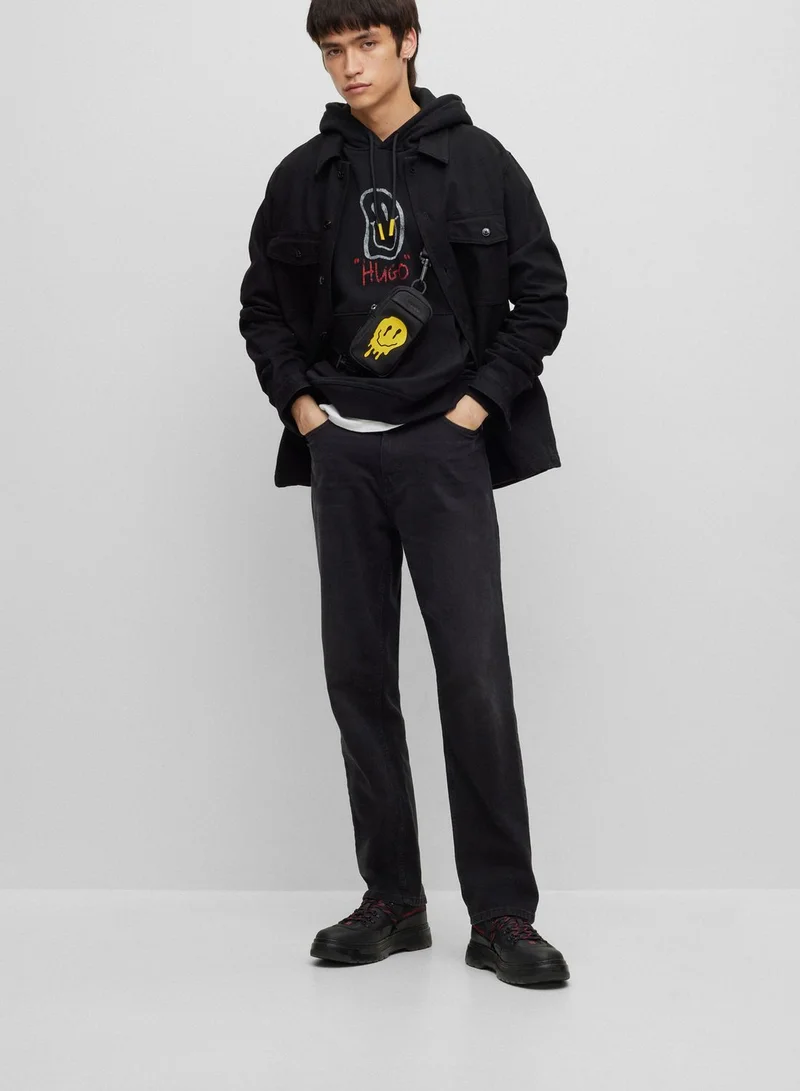 HUGO Logo Long Sleeves Hoodie