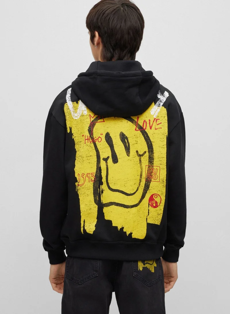 HUGO Logo Long Sleeves Hoodie