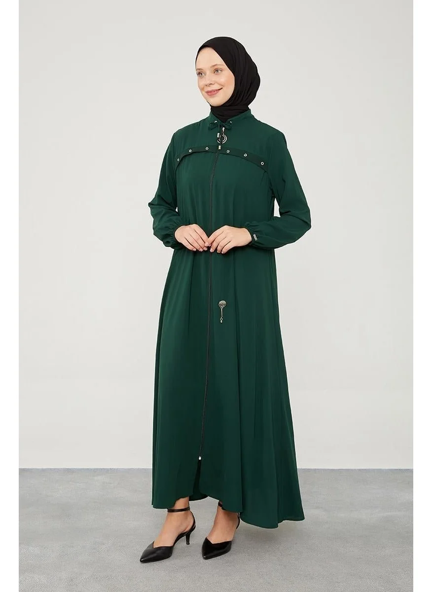 Levidor Emerald Bird Eye Detail Abaya