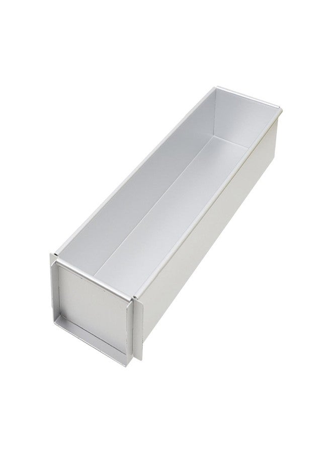 Leefasy Aluminum Cheesecake Pan Rectangular Cake Pan Brownie Cake Baking Maker for Cheesecake, movable frame - Image 1
