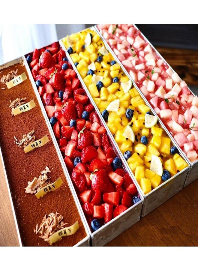 Leefasy Aluminum Cheesecake Pan Rectangular Cake Pan Brownie Cake Baking Maker for Cheesecake, movable frame - Image 5