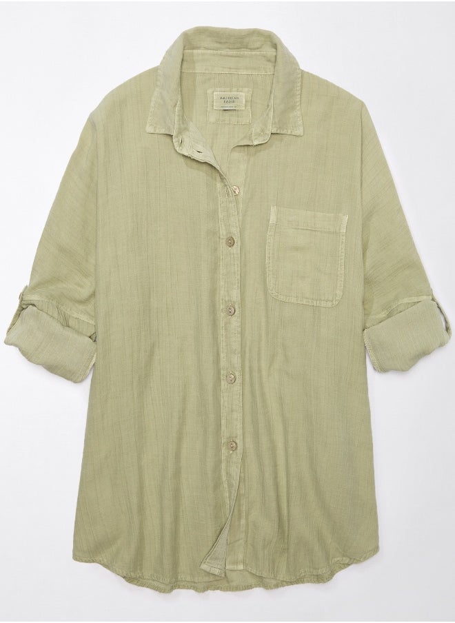 American Eagle - AE Go Big Oversized Shirt - Image 1