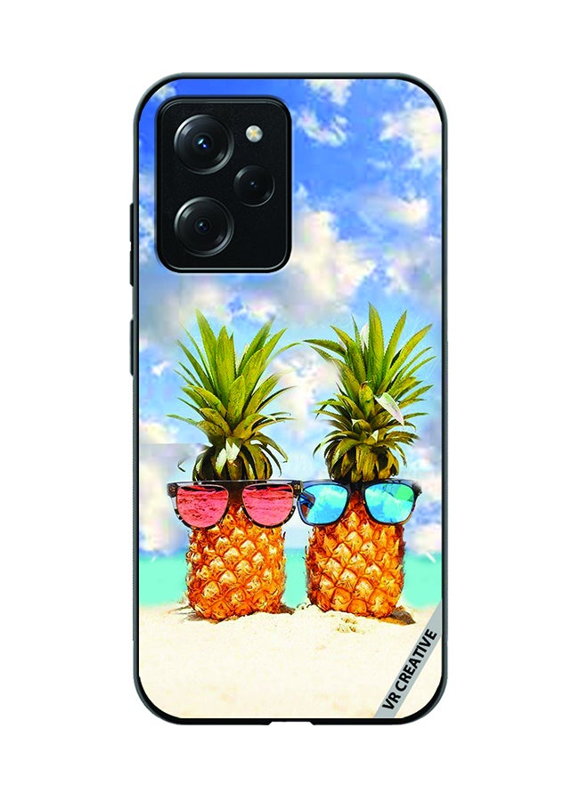 VR CREATIVE Protective Case Cover For Xioami Pcoo X5 Pro Pineapple Design Multicolour - Image 1