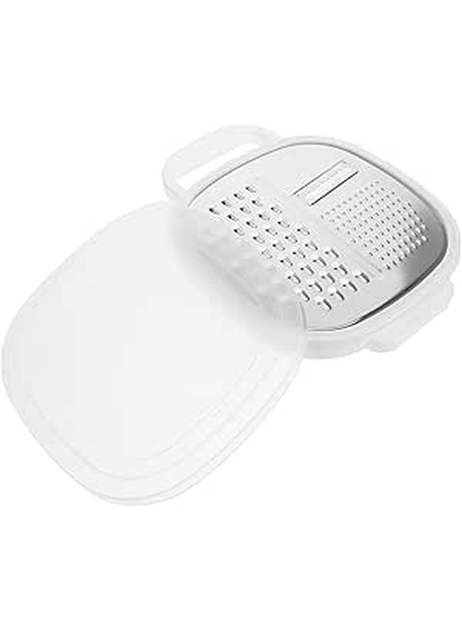 Multifunctional Stainless Steel Cheese Grater And Vegetable Slicer With Precision Blades For Kitchen Use Manual Potato Carrot Cutter Home Cooking Food Preparation - Image 1