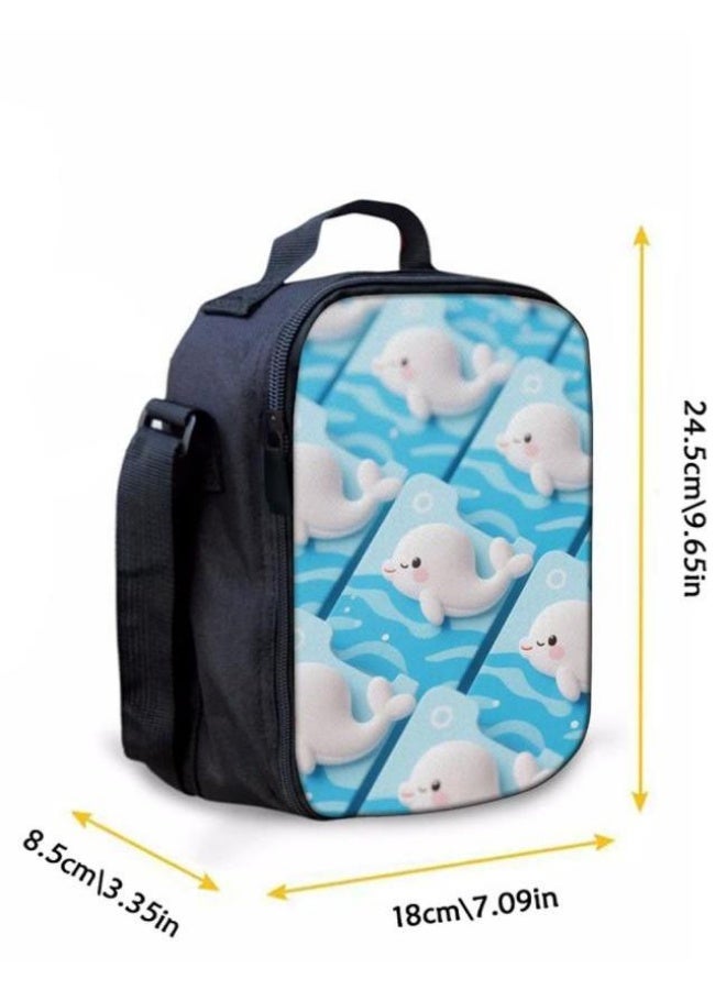 Bright Li Fire [Hot New Product] Cute Cartoon Bag Set | Shoulder + Handbag + Pencil Bag Three-piece Set | Essential for Children and Students Outdoors - 12 - Image 2