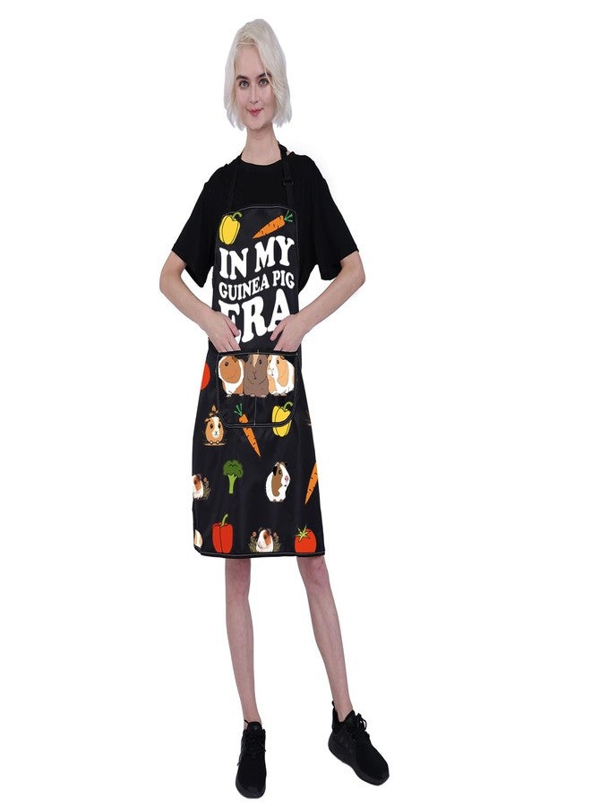 BNQL Guinea Pig Apron Guinea Pig Lovers Gifts Cute Guinea Pig Gifts In My Guinea Pig Era Gardening Baking Apron With Pockets - Image 5