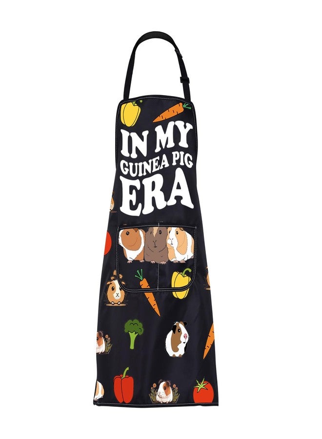 BNQL Guinea Pig Apron Guinea Pig Lovers Gifts Cute Guinea Pig Gifts In My Guinea Pig Era Gardening Baking Apron With Pockets - Image 1