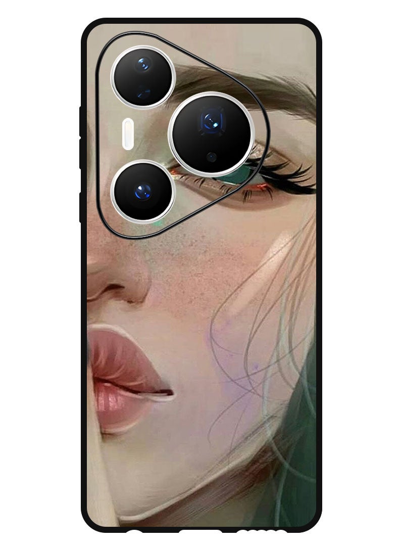 Theodor Case Compatible with Huawei Pura 80 Pro Plus 6.8 Inch Protection Shockproof Bumper Cover Shhh She Is Sad - Image 1