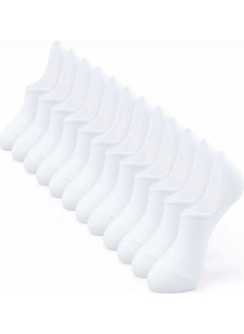 Trenderrs Women's Cotton Invisible Sneakers Socks 12 Pieces 