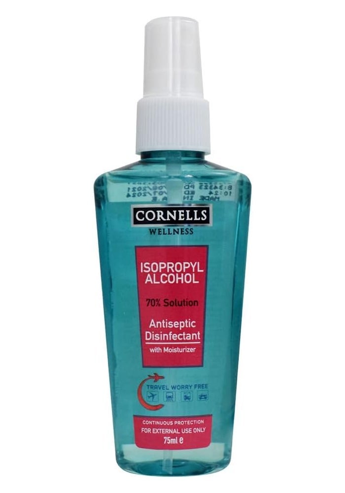 CORNELLS مطهر كحول إيزوبروبيل كورنيلز 75 مل