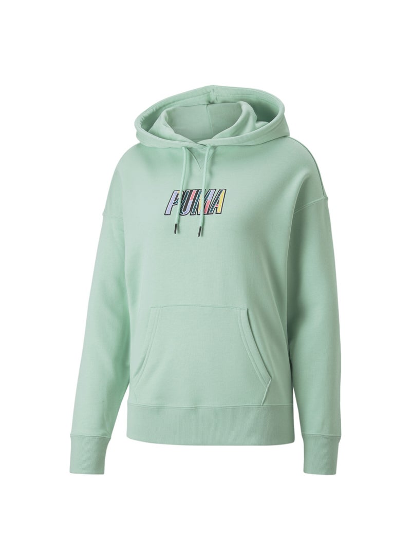 PUMA SWxP Graphic Womens Hoodie - Image 1