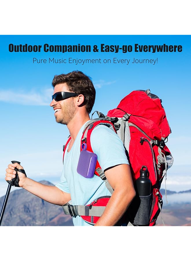 erorex Bluetooth Speaker Wireless Speaker With Bluetooth 5.3 True Stereo Pairing 24 Hour Battery Life Compact And Portable For Travel Hiking Beach And Outdoor Fun  - Image 3