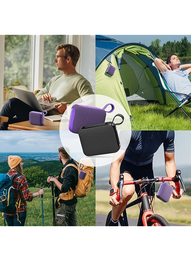 erorex Bluetooth Speaker Wireless Speaker With Bluetooth 5.3 True Stereo Pairing 24 Hour Battery Life Compact And Portable For Travel Hiking Beach And Outdoor Fun  - Image 5