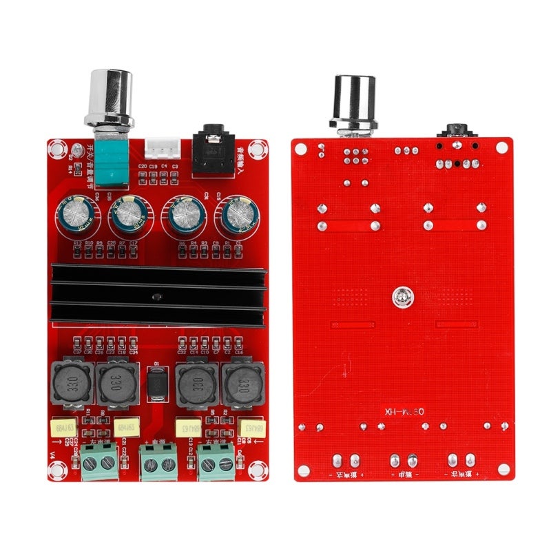 Double Channel Power Amplifier Board 100Wx2 Digital Amplifier Module - TI TPA3116D2 Core Bridge Connection Technology - High Power Pure Digital Audio Board for 12-24V DIY Speaker Systems - Image 2