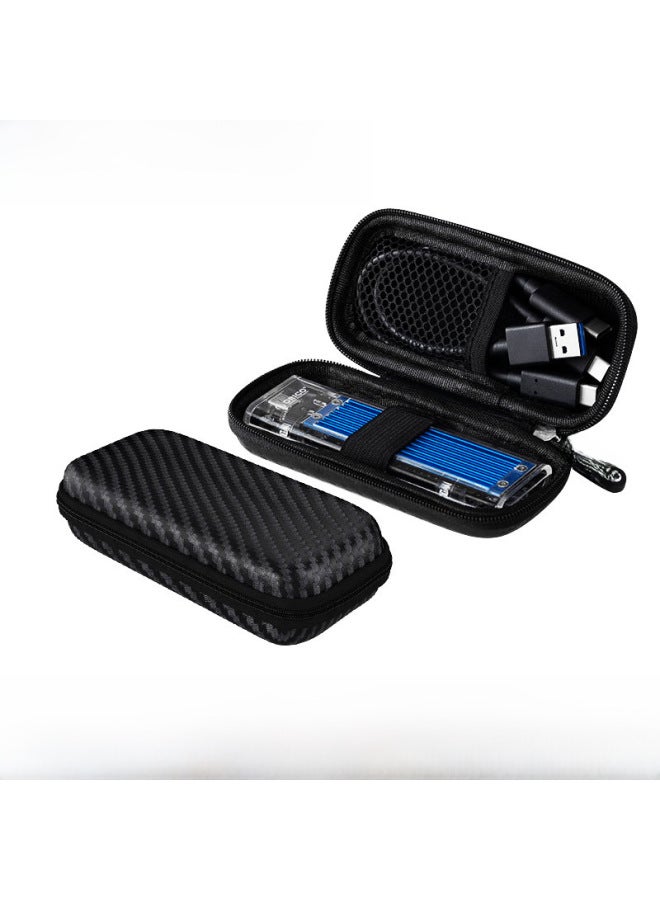 Mobile Hard Disk Storage Bag Mobile Hard Disk Protection Cover Hard Disk Packaging Box Hard Disk Storage Box Hard Disk Protection Box-Color:M.2 Hard Disk Storage Bag "blue" HXM02  - Image 2