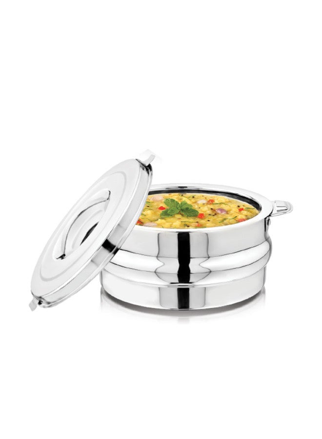 REEM Stainless Steel food Container With Twist-Lock Lid 1500ML Silver - Image 5
