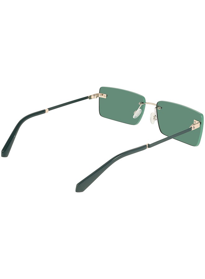 Calvin Klein Jeans 3 PC SCREW MOUNT METAL CALVIN KLEIN JEANS SUN CKJ25206S 6116 (720) GOLD/GREEN - Image 4