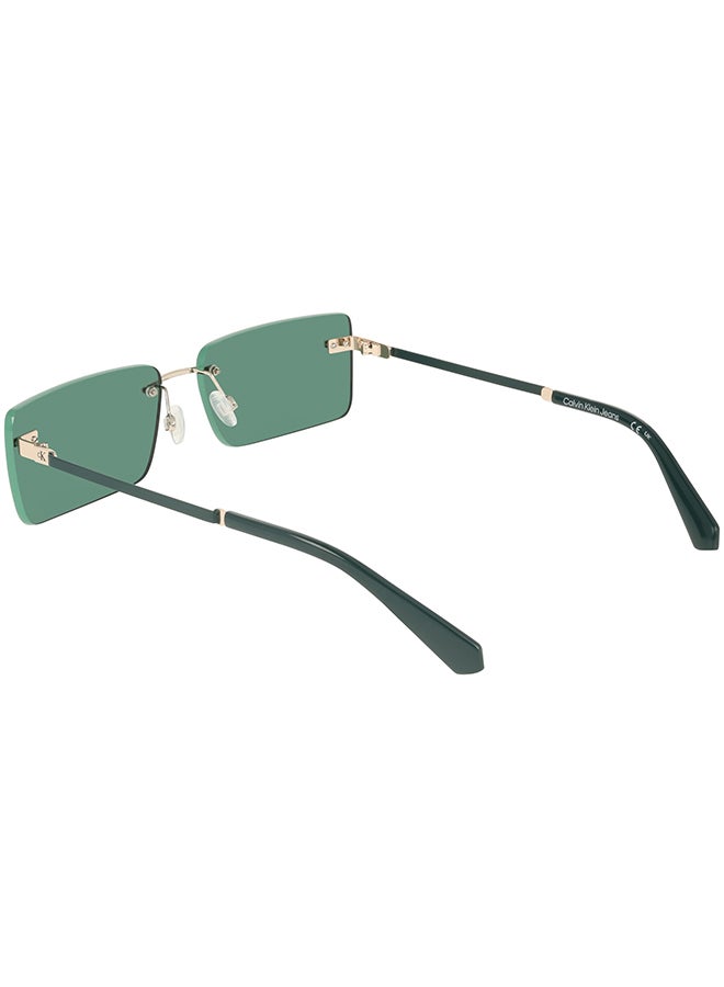 Calvin Klein Jeans 3 PC SCREW MOUNT METAL CALVIN KLEIN JEANS SUN CKJ25206S 6116 (720) GOLD/GREEN - Image 2