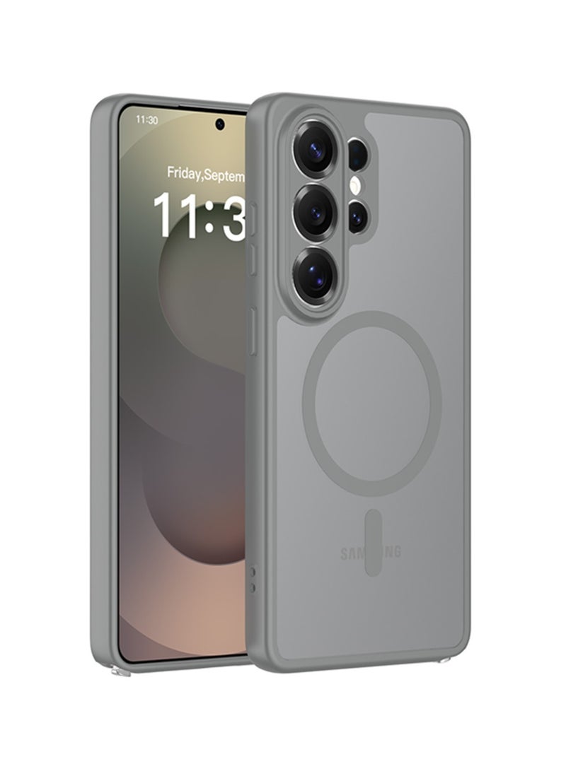 Adando Strong Magnetic Case for Samsung Galaxy S26 Ultra 5G, Compatible with Magsafe, Slim Translucent Matte Mil-Grade Drop Protection Rugged Magnetic Case (Dark Gray, Galaxy S26 Ultra 5G) - Image 1