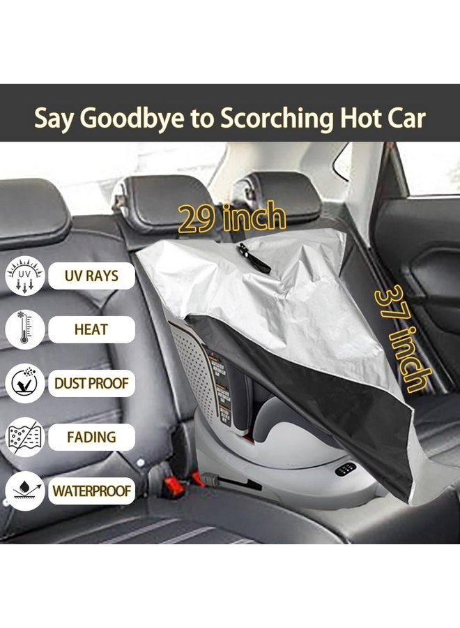 Generic Car Seat Sun Shade Cover Baby Car Seat Sun Shade Cover car seat Cooler Infant Car Seats Heat Protector Keeps Your Toddler Baby Seat at a Cool Temperature Baby Travel Accessories  - Image 2