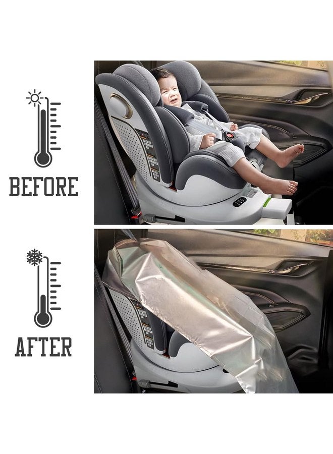 Generic Car Seat Sun Shade Cover Baby Car Seat Sun Shade Cover car seat Cooler Infant Car Seats Heat Protector Keeps Your Toddler Baby Seat at a Cool Temperature Baby Travel Accessories  - Image 3