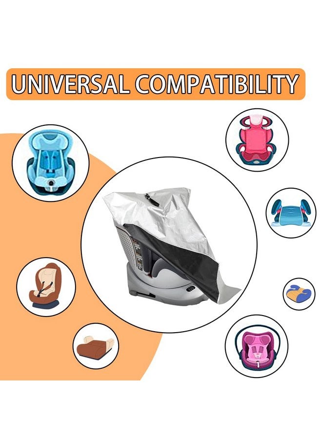 Generic Car Seat Sun Shade Cover Baby Car Seat Sun Shade Cover car seat Cooler Infant Car Seats Heat Protector Keeps Your Toddler Baby Seat at a Cool Temperature Baby Travel Accessories  - Image 5