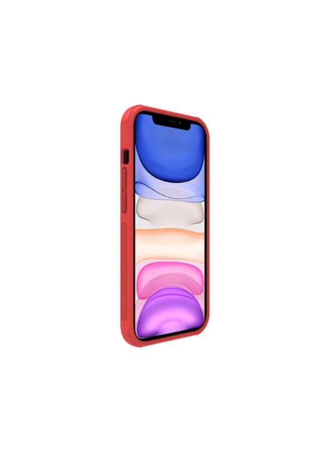 Nillkin Super Frosted Shield Pro Back Cover Case for Apple iPhone 14 Pro 6.1 Inch 2022 Red  - Image 5