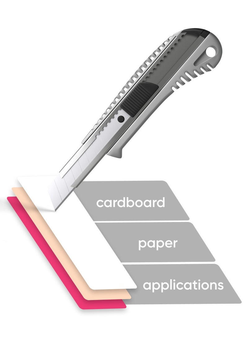 ErichKrause Metal cutter auto-lock Ferro, 18mm (plastic blister 1 pc)  - Image 2
