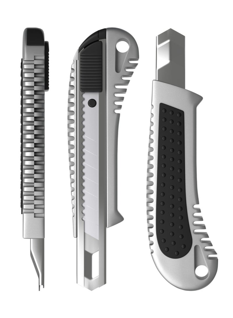 ErichKrause Metal cutter auto-lock Ferro, 18mm (plastic blister 1 pc)  - Image 4