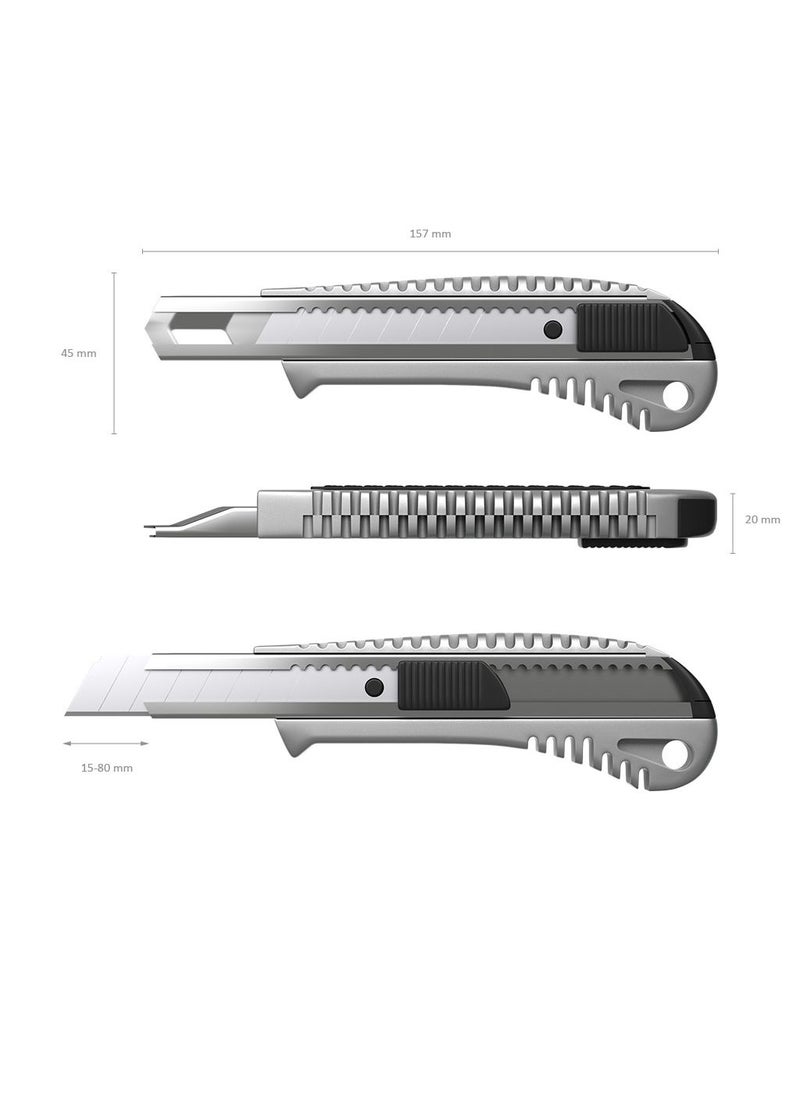 ErichKrause Metal cutter auto-lock Ferro, 18mm (plastic blister 1 pc)  - Image 5