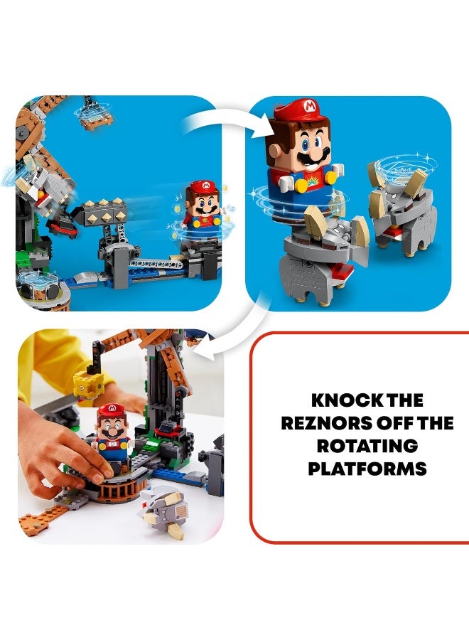LEGO مجموعة بناء LEGO Super Mario Reznor Knockdown Expansion Set 71390 - Image 2