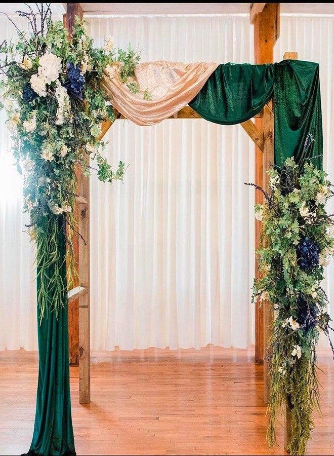 SoarDream Velvet Table Runner Emerald Green 29x120 Inches Table Runners Soft Velvet Fabric Runners for Wedding Party Xmas Decorations - Image 4
