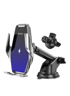 hoco S14 Surpass Automatic Induction Wireless Charging Car Holder – 15W Fast Charging, QI Wireless Protocol, Universal Fit