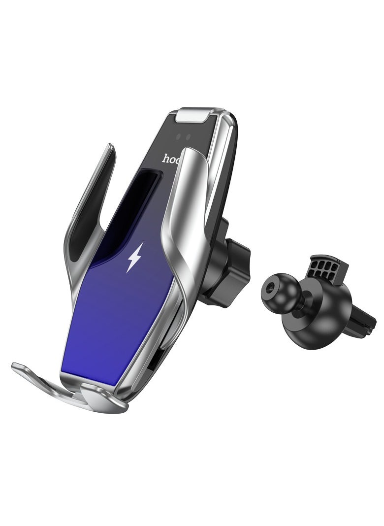 hoco. - hoco S14 Surpass Automatic Induction Wireless Charging Car Holder – 15W Fast Charging, QI Wireless Protocol, Universal Fit - Image 1
